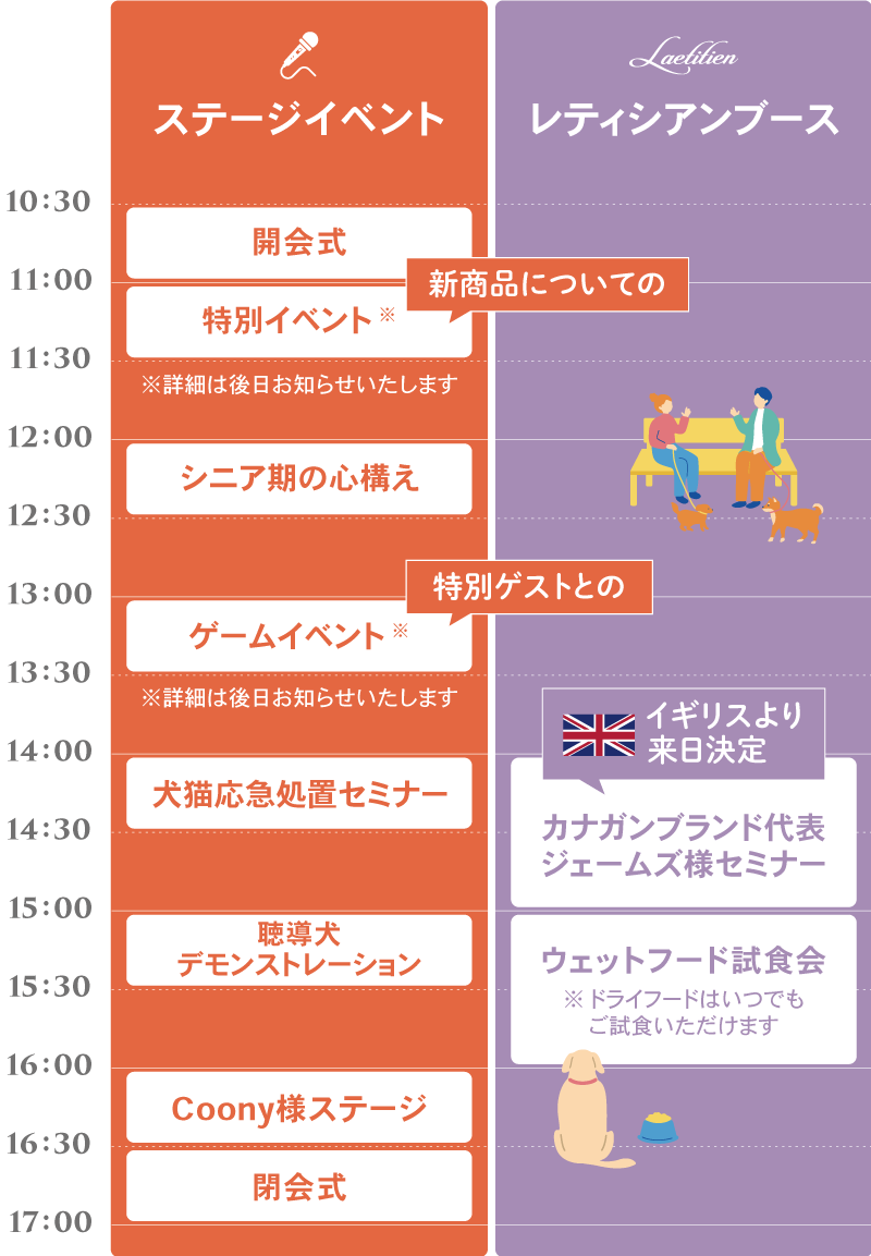 ステージイベント・レティシアンブース